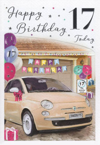 Picture of 17 TODAY BIRTHDAY CARD